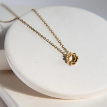 Load image into Gallery viewer, Briar Flower Necklace - Gold-Plated Sterling Silver