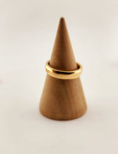 Load image into Gallery viewer, Classic Wedding Band - Half Round 4mm (Yellow Gold)