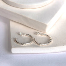Load image into Gallery viewer, Briar Twig Hoops - Sterling Silver