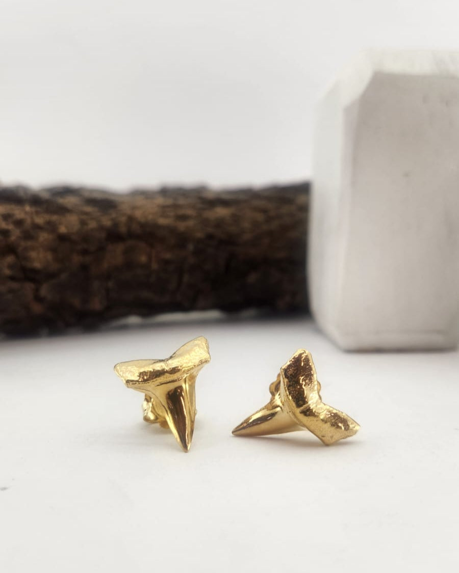 Niho Earrings - Gold Plated