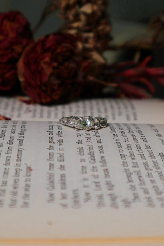 Dryad Ring - Mint Quartz & Sterling Silver