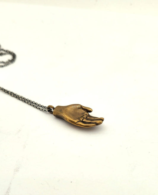 Bronze Hand Pendant