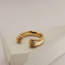 Load image into Gallery viewer, Bear Hug Ring - 9ct Yellow Gold