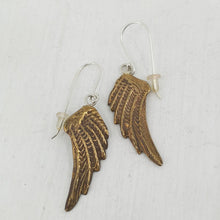 Load image into Gallery viewer, Wing Earrings - Bronze
