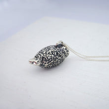 Load image into Gallery viewer, Ruru pendant in solid sterling silver on a sterling silver chain. Handmade by Ruru Jewellery.