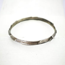 Load image into Gallery viewer, The feather bracelet in oxidised sterling silver from iconic NZ jewellery brand The Wild.