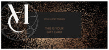 Load image into Gallery viewer, You lucky thing! The Mason and Collins Gift Card can be purchased as a digital gift card, or sent as a physical card in a beautiful personalised envelope!