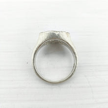 Load image into Gallery viewer, The silver and pink tourmaline Poppy Ring hand crafted in NZ by Adele Stewart.