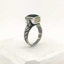 Load image into Gallery viewer, Each Fern ring from The Wild Jewellery has an individually crafted stone set into silver. This makes every single ring a unique piece of NZ.
