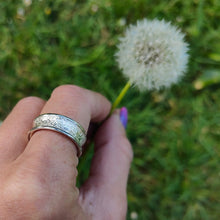 Load image into Gallery viewer, TEXT-ure Ring - Silver