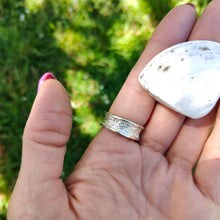 Load image into Gallery viewer, TEXT-ure Ring - Silver