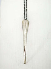 Load image into Gallery viewer, The Huia Beak Pendant in solid oxidised sterling silver by The Wild Jewellery. Iconic NZ themed jewellery, handmade in NZ available at Mason & Collins.