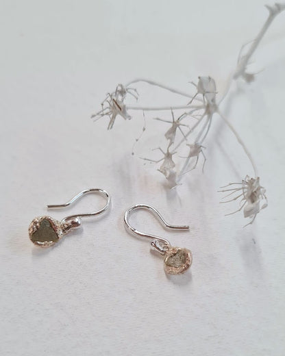Future Artifacts Molten Diamond Sliver Drop Earrings