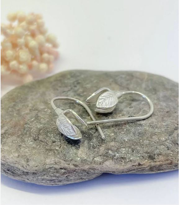 Stylised Snowdrop Earrings