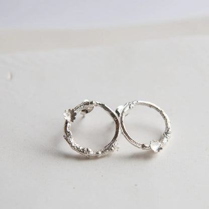 Briar Wreath Small Studs - Sterling Silver