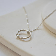 Load image into Gallery viewer, Small Briar Wreath Necklace - Sterling silver
