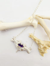 Load image into Gallery viewer, Amethyst Bone &amp; Vertibrae Necklace
