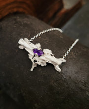 Load image into Gallery viewer, Amethyst Bone &amp; Vertibrae Necklace
