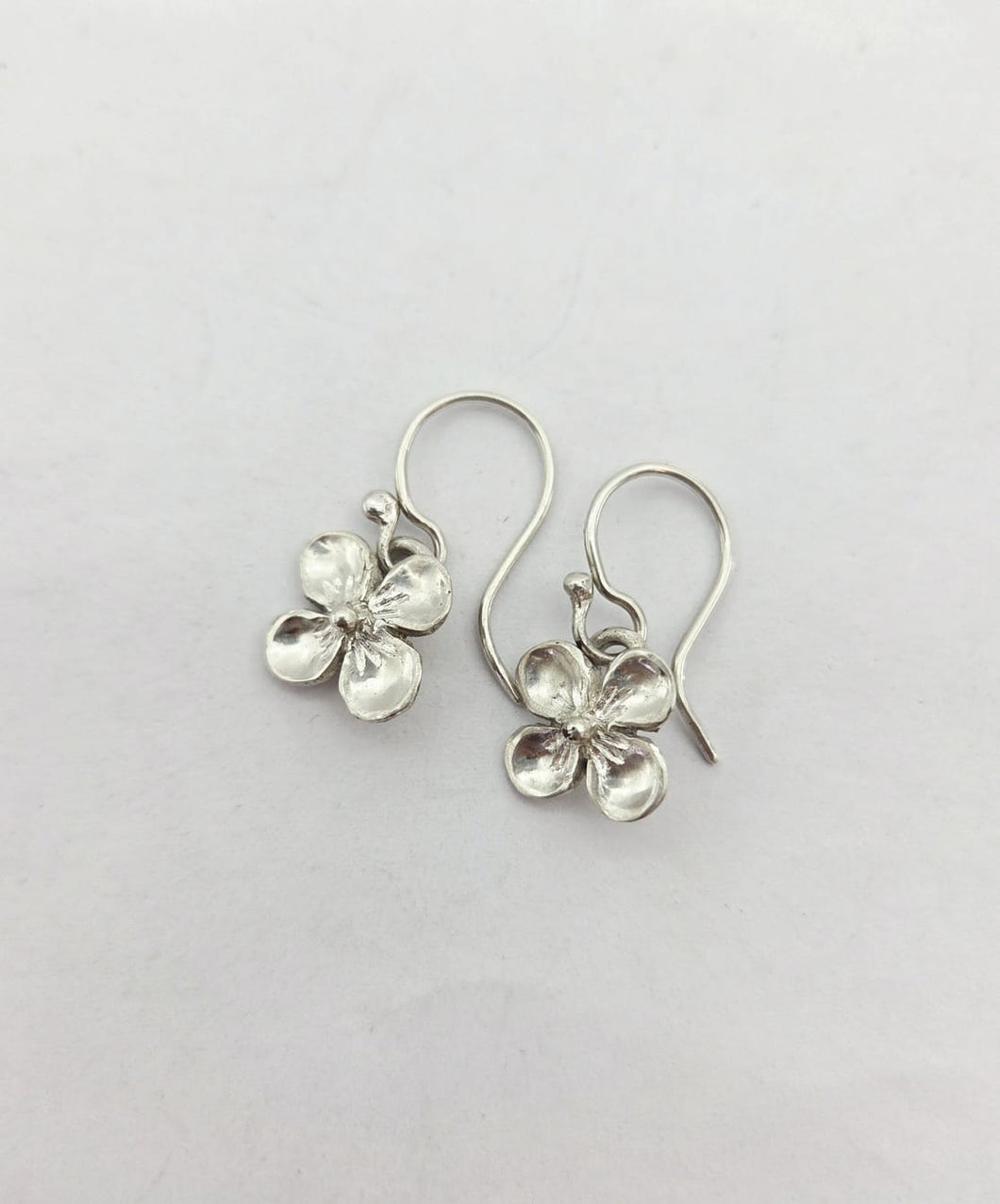 Hydrangea Flower Dangle Earrings