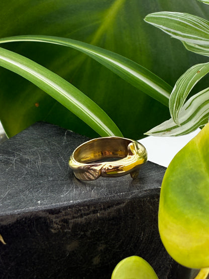 Tuna Ring - 9ct yellow gold