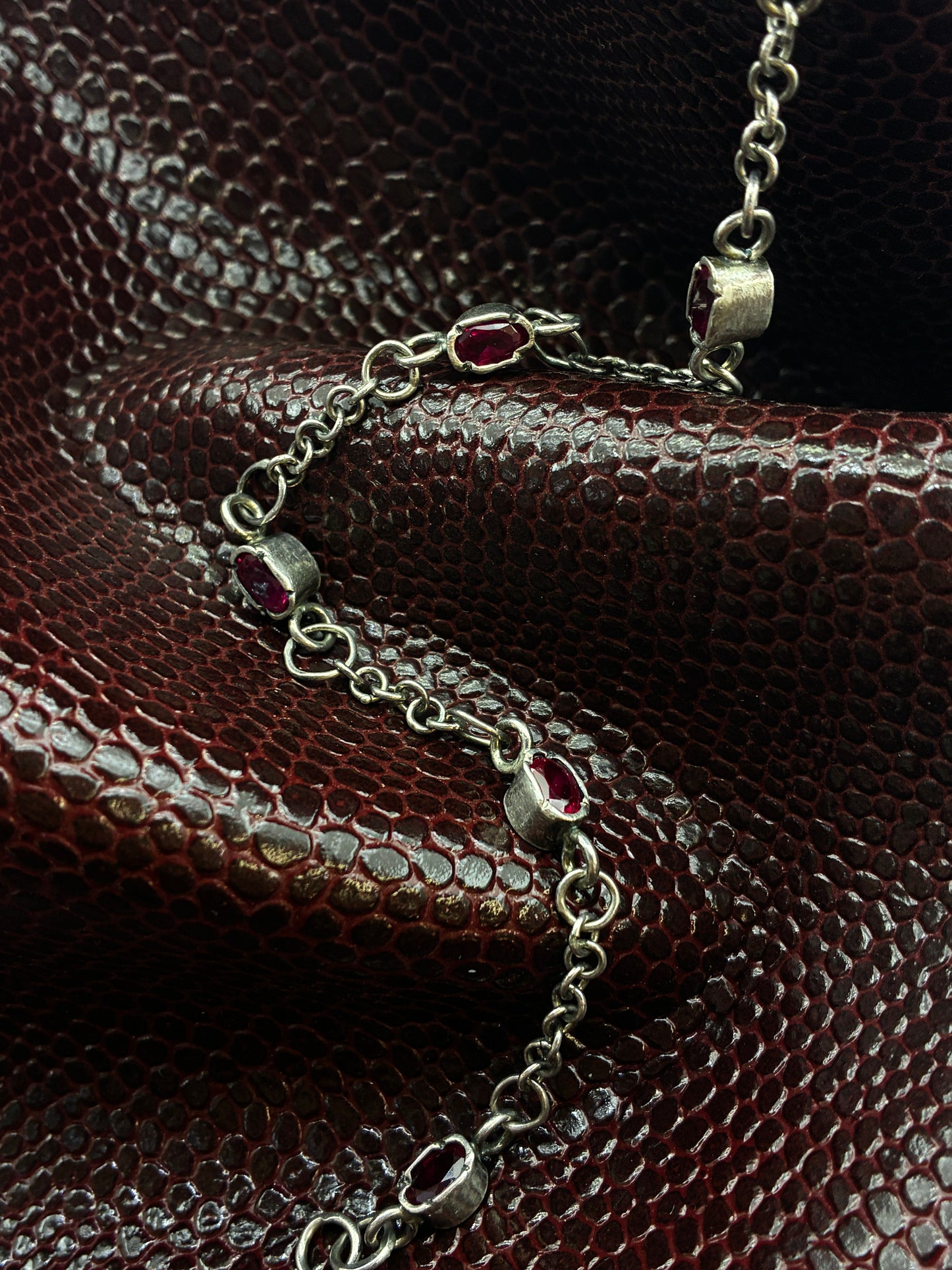 Ruby Chain Bracelet