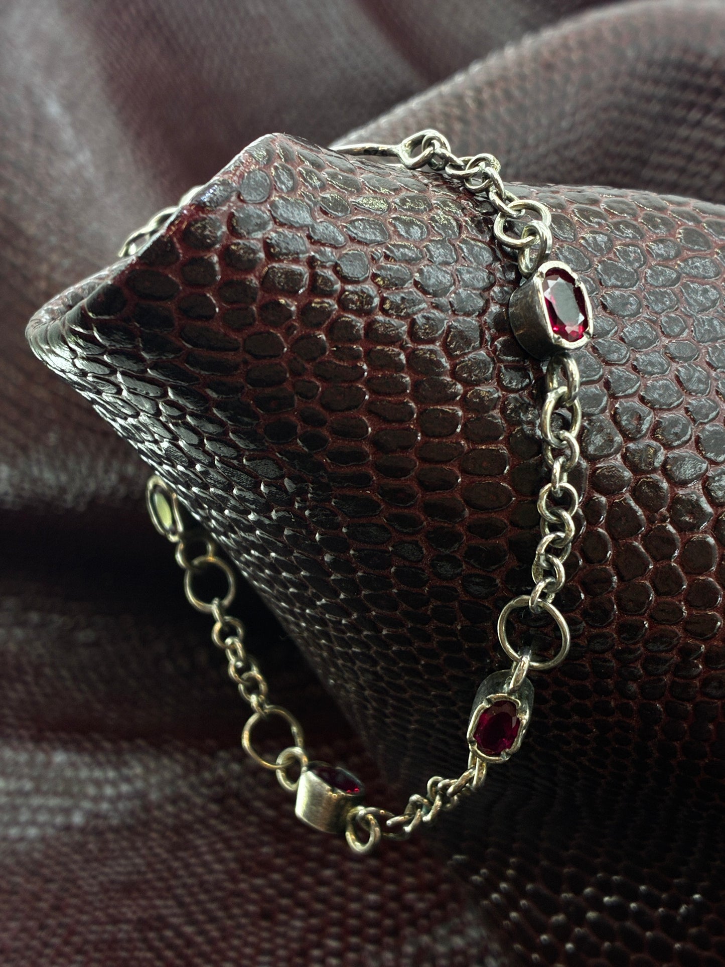 Ruby Chain Bracelet