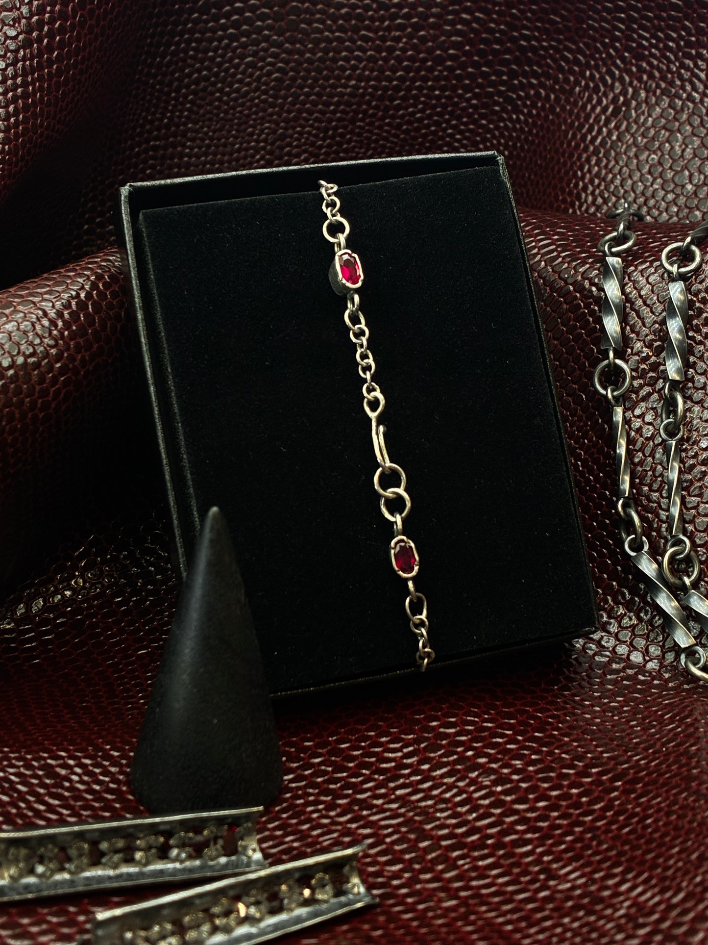Ruby Chain Bracelet