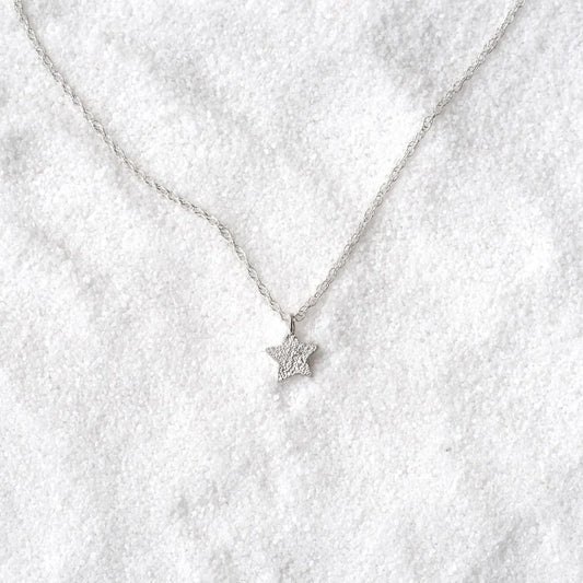 Dusted Single Star Necklace