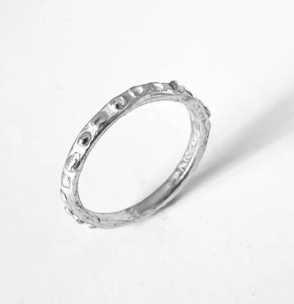 Fluid Stacking Ring - Sterling Silver