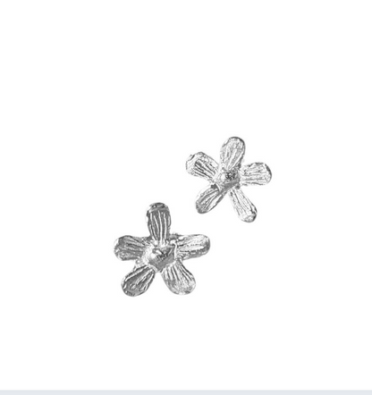 Flora Stud Earrings - Sterling silver