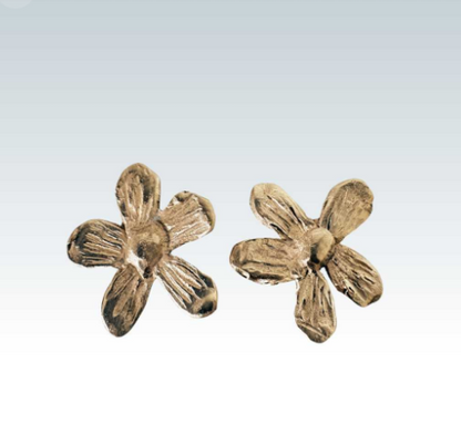 Flora Stud Earrings - 18ct Gold Plated Sterling Silver