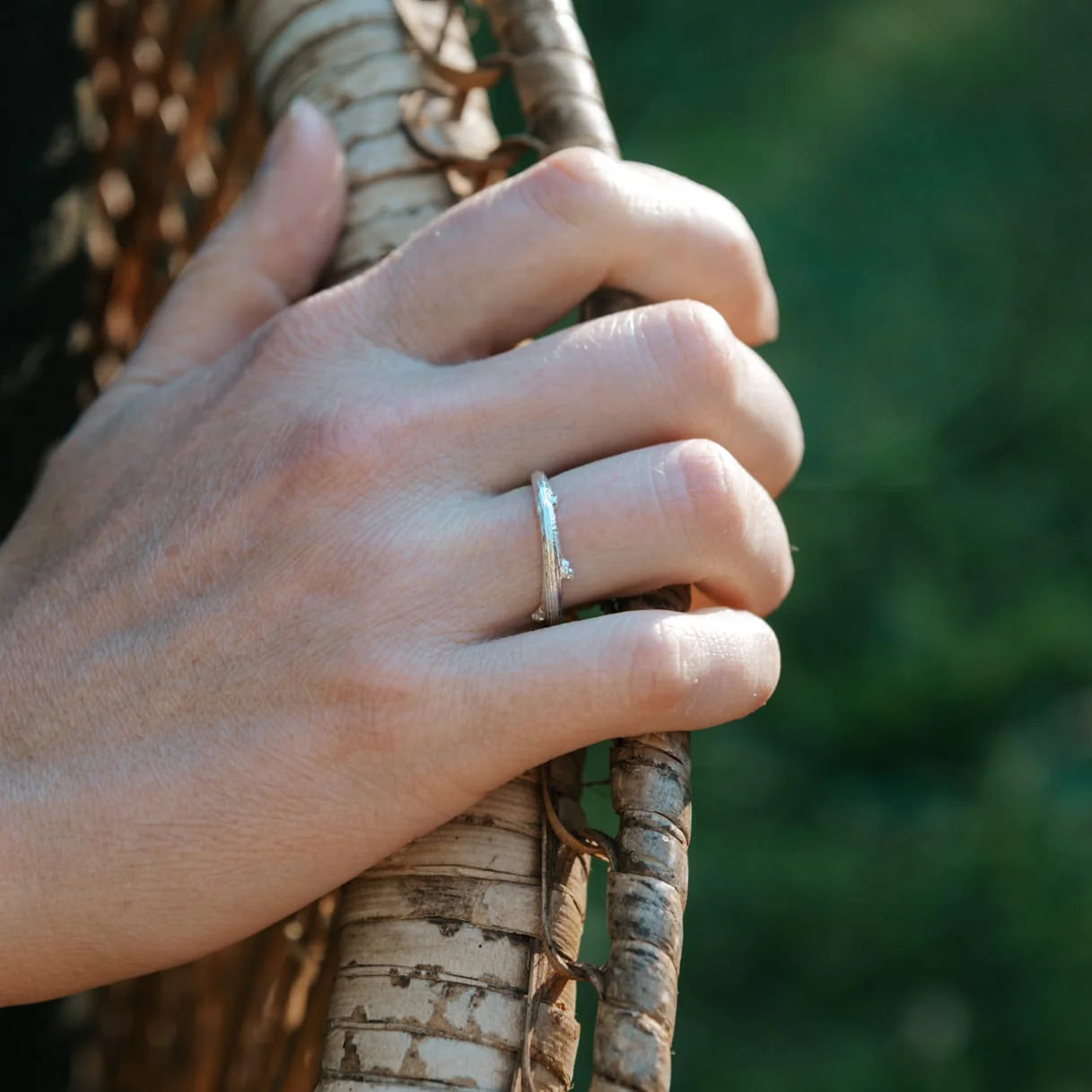 Briar Twig Ring - Sterling Silver