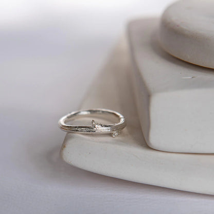 Briar Twig Ring - Sterling Silver