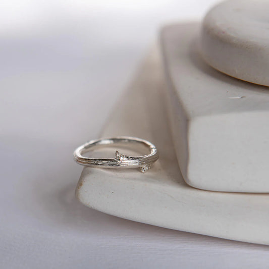 Briar Twig Ring - Sterling Silver