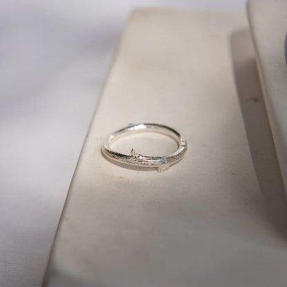 Briar Twig Ring - Sterling Silver