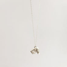 Load image into Gallery viewer, Very Tiny Bunny Pendant - Sterling Silver
