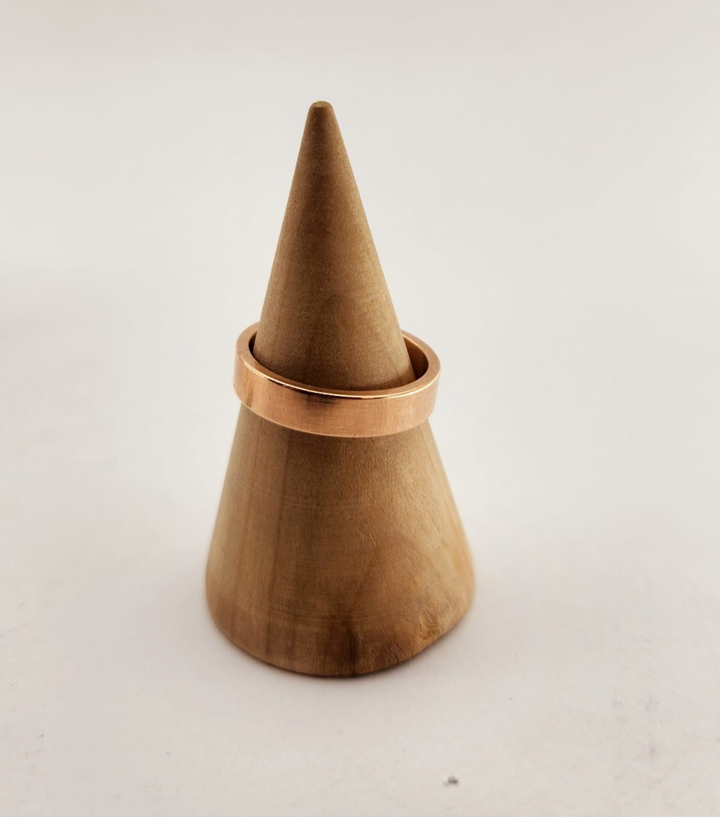 Classic Wedding Band - Flat Band 4mm (Rose Gold)