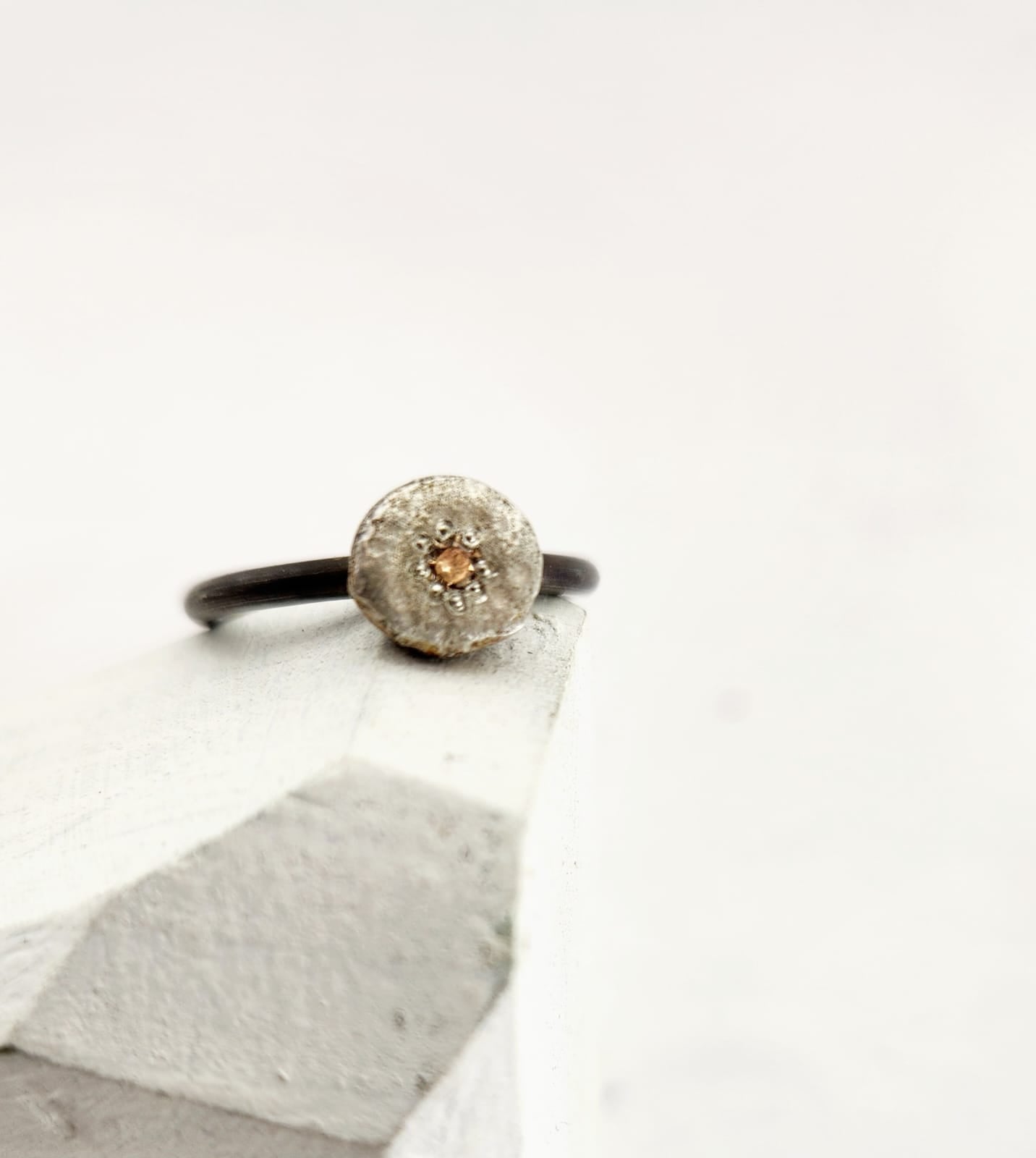 Gem Set Orb Ring