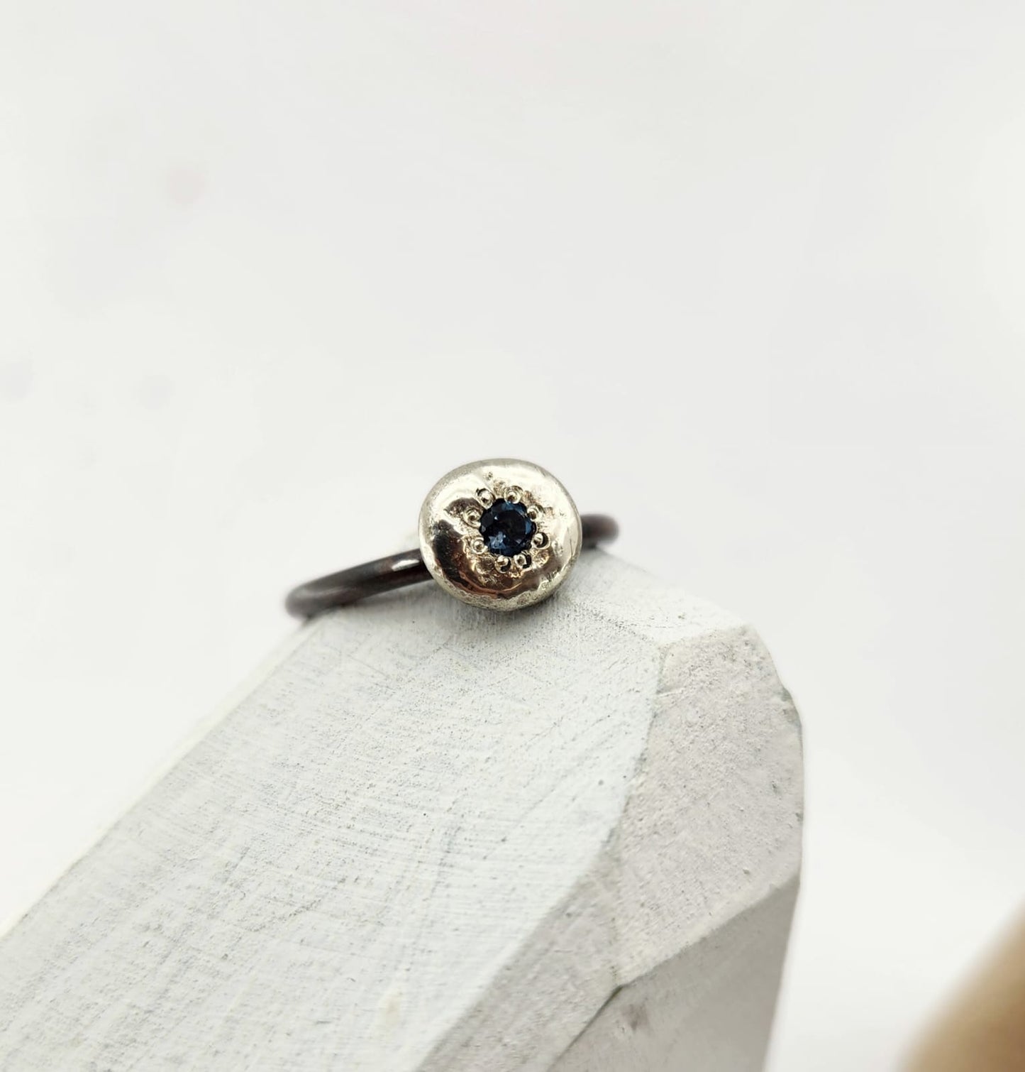 Gem Set Orb Ring