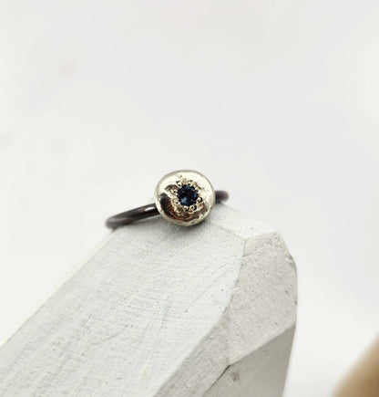 Gem Set Orb Ring