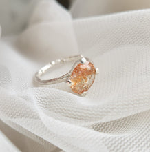 Load image into Gallery viewer, Briar Roots Ring - Sterling Silver &amp; Sunstone
