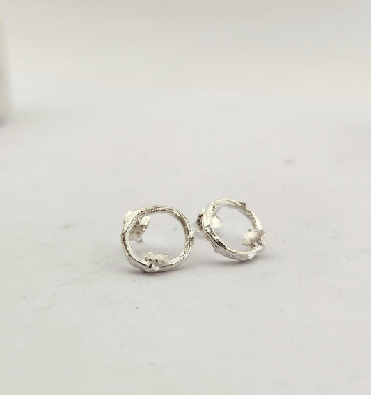Briar Coronal Studs - Sterling Silver