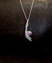 Load image into Gallery viewer, Claw with Amethyst Pendant
