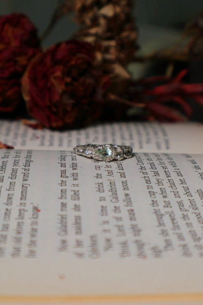 Dryad Ring - Mint Quartz & Sterling Silver