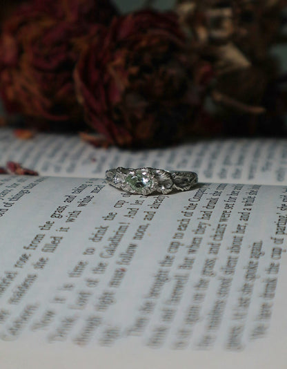 Dryad Ring - Mint Quartz & Sterling Silver