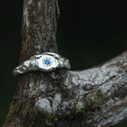 Mirror Lake Signet - Spinel & Sterling Silver