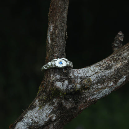Mirror Lake Signet - Spinel & Sterling Silver