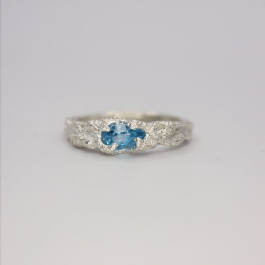 Dryad ring - Topaz & Sterling Silver