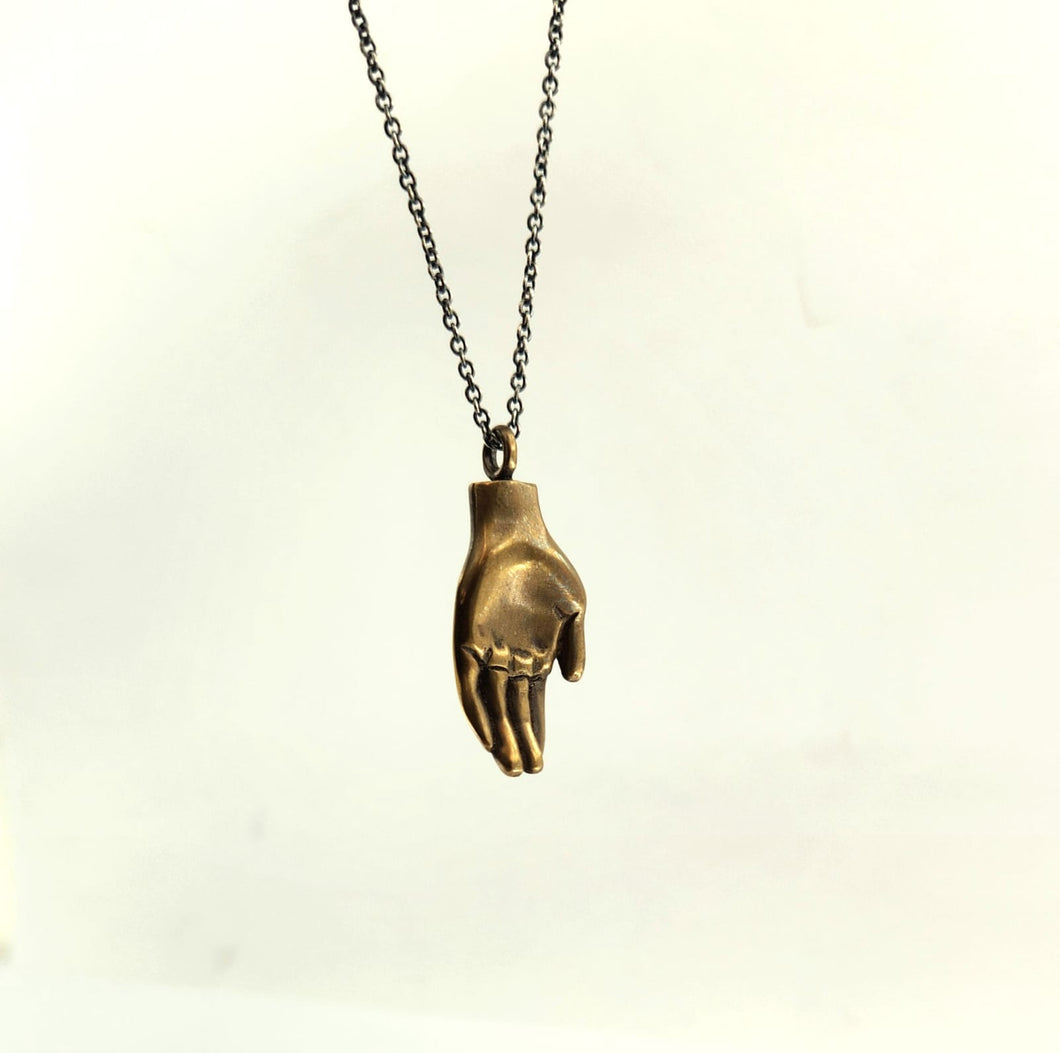 Bronze Hand Pendant