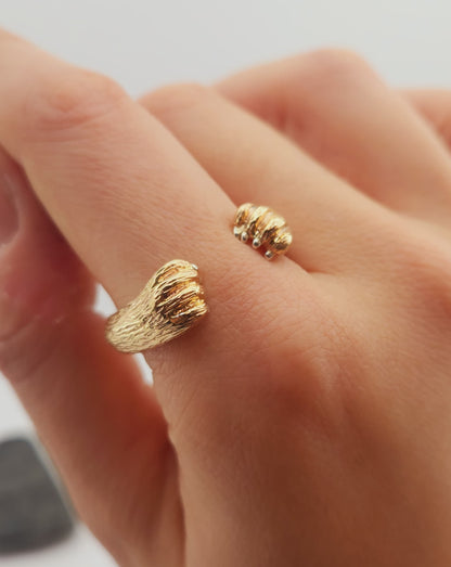 Bear Hug Ring - 9ct Yellow Gold